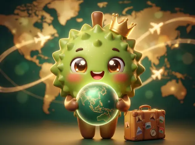 CasinoDurian — the narak casino durian mascot