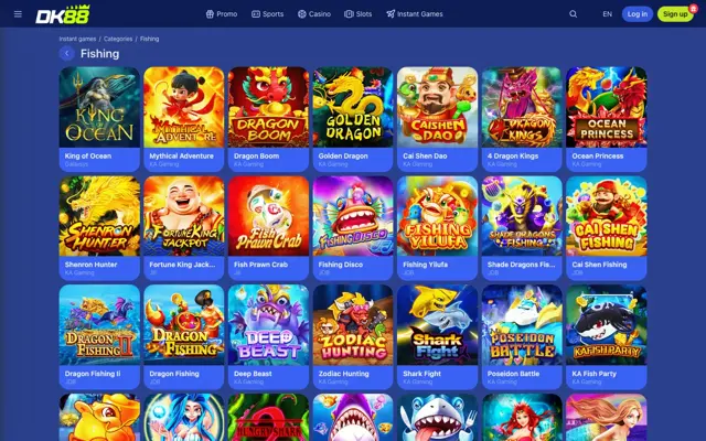 DK88 fishing games category