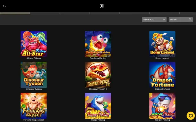 GOD55 JILI fishing games lobby